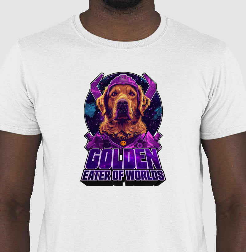 Golden - Eater Of Worlds - Galactus | Unissex T-Shirt