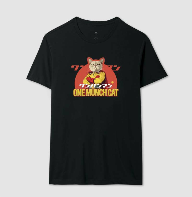 One Munch Cat - One Punch Man | Unissex T-Shirt