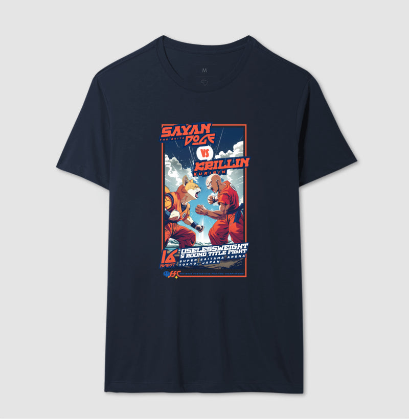 Sayan Doge vs Krillin - Dragon Ball - FFC | Unissex T-Shirt