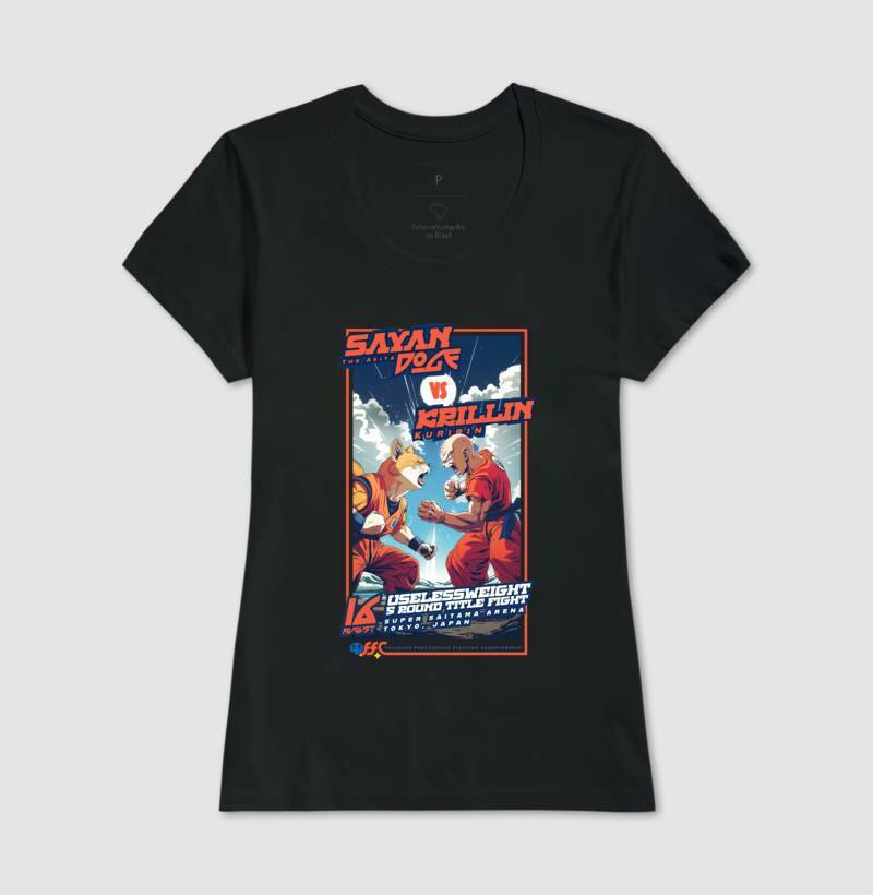 Sayan Doge vs Krillin - Dragon Ball - FFC | Unissex T-Shirt
