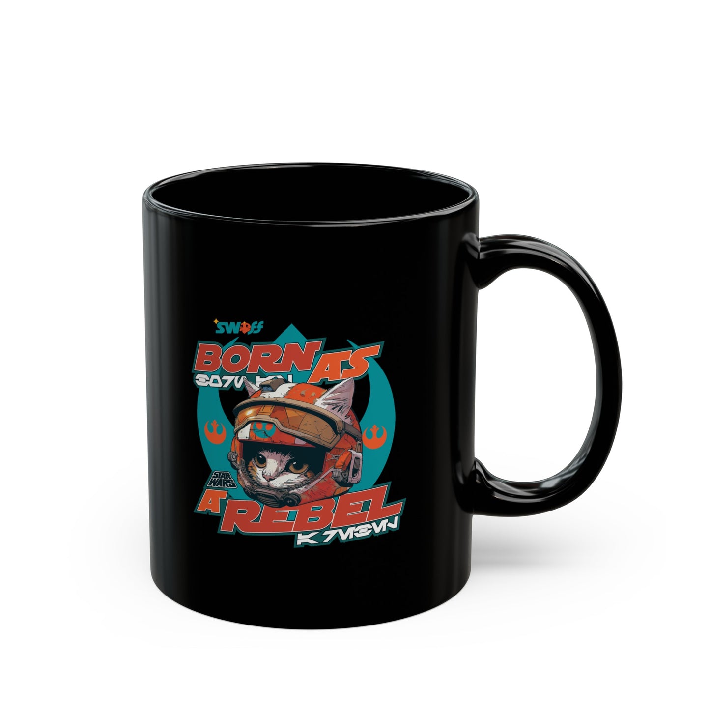 Born As A Rebel - Star Wars | Black Mug (11oz, 15oz)