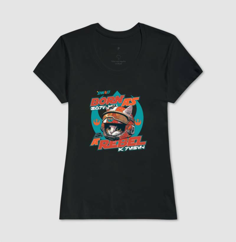 Born as a Rebel - Star Wars | Unissex T-Shirt