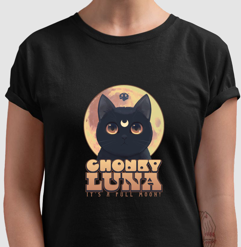 Sailor Moon - Chonky Luna | Unissex T-Shirt