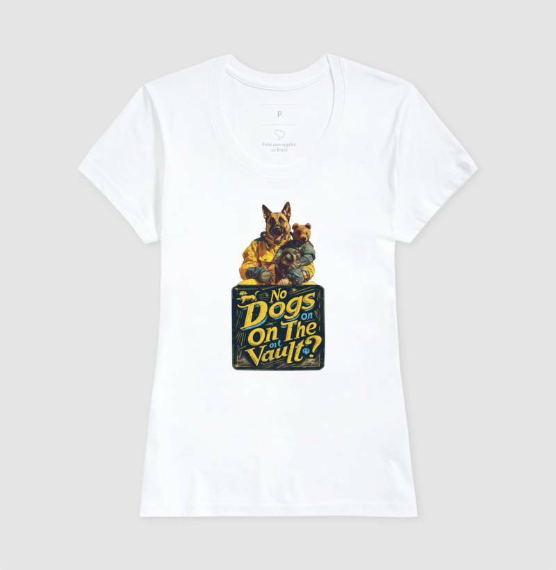 Fallout - No Dogs On The Vault? | Unissex T-Shirt