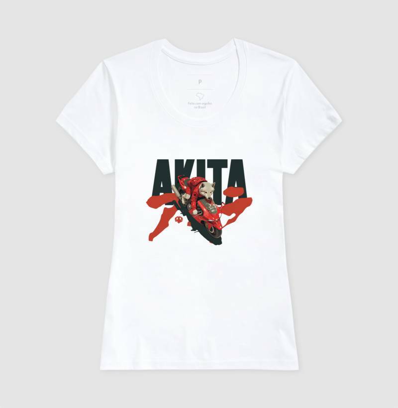 Akita Akira | White Unissex T-Shirt