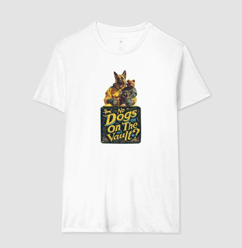 Fallout - No Dogs On The Vault? | Unissex T-Shirt