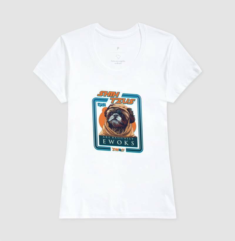 Shih Tzu Ewok - Star Wars | Unissex T-Shirt