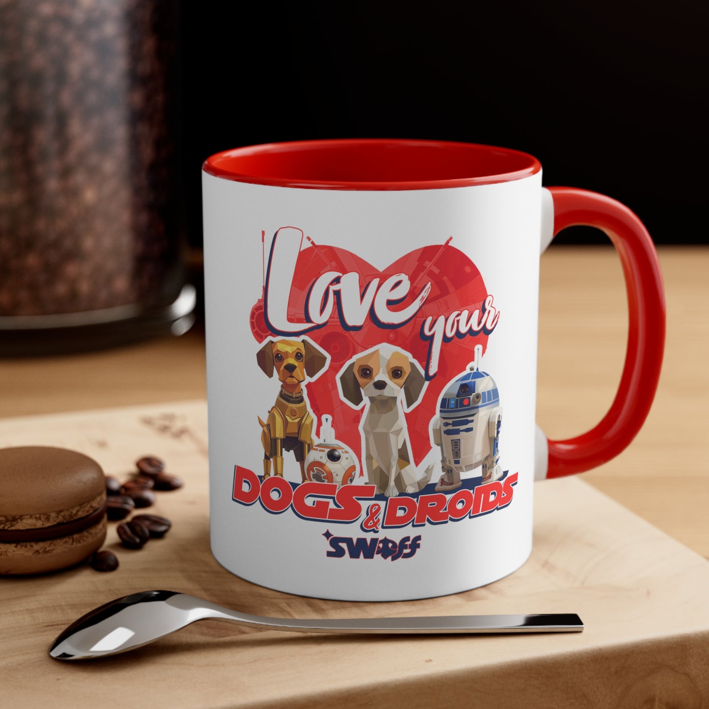 Love Your Dogs and Droids - Star Wars | Caneca Colorida