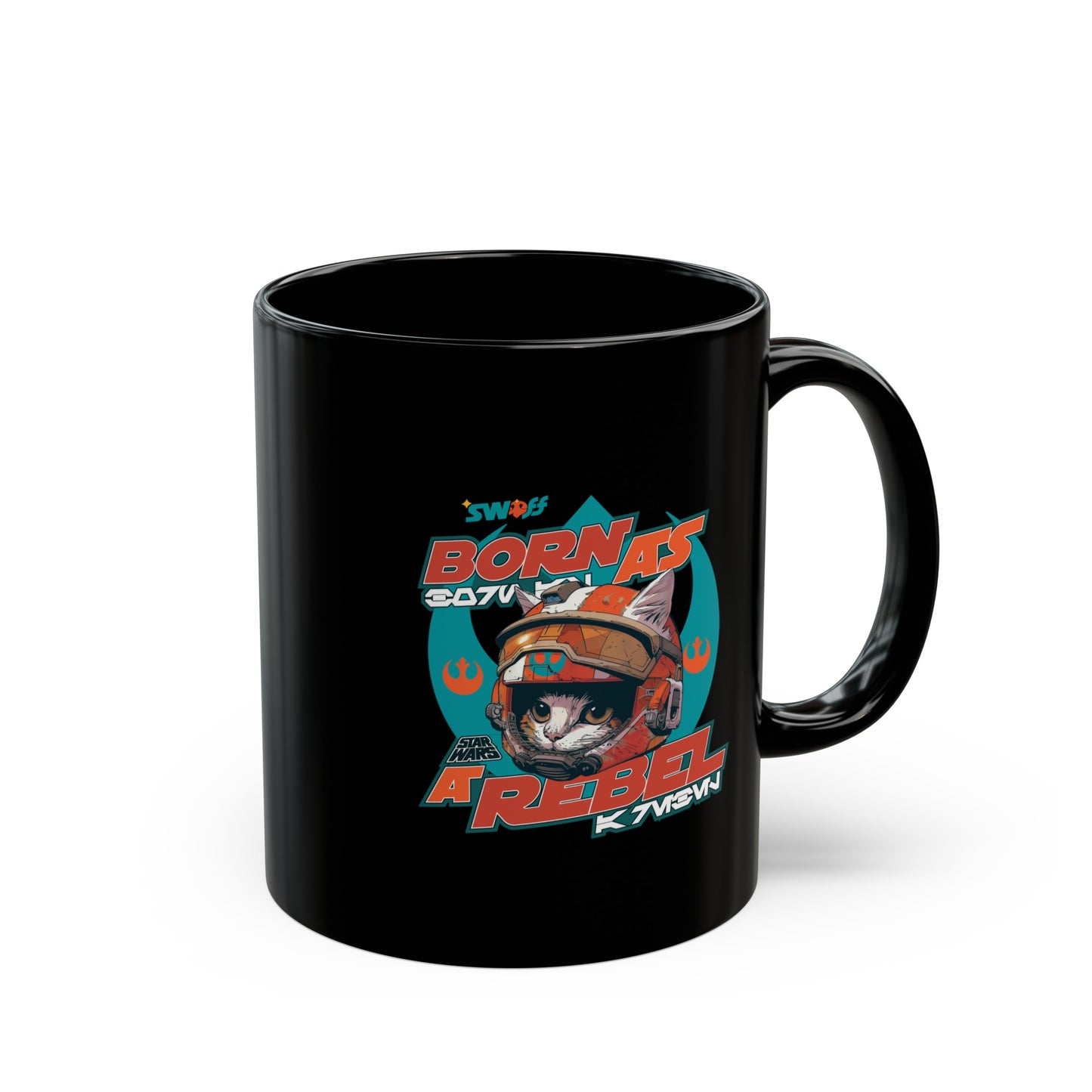 Born As A Rebel - Star Wars | Black Mug (11oz, 15oz)
