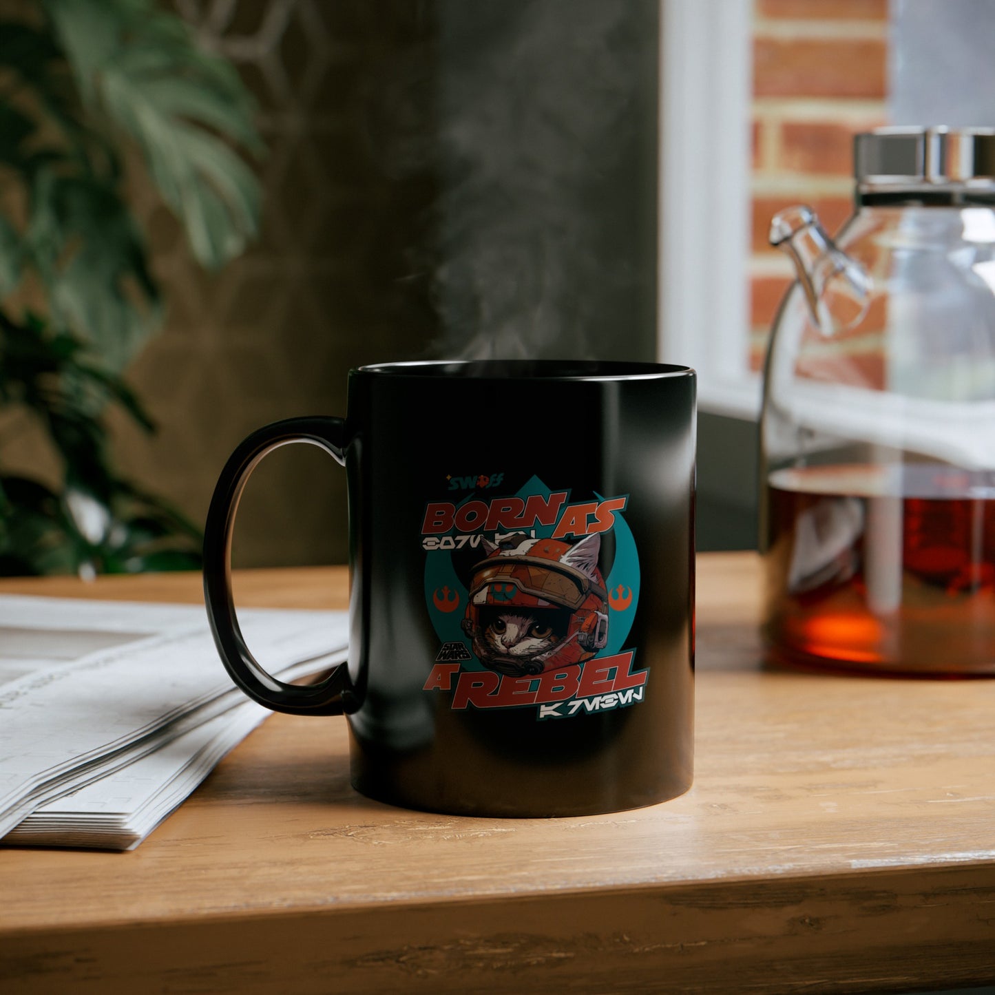 Born As A Rebel - Star Wars | Black Mug (11oz, 15oz)