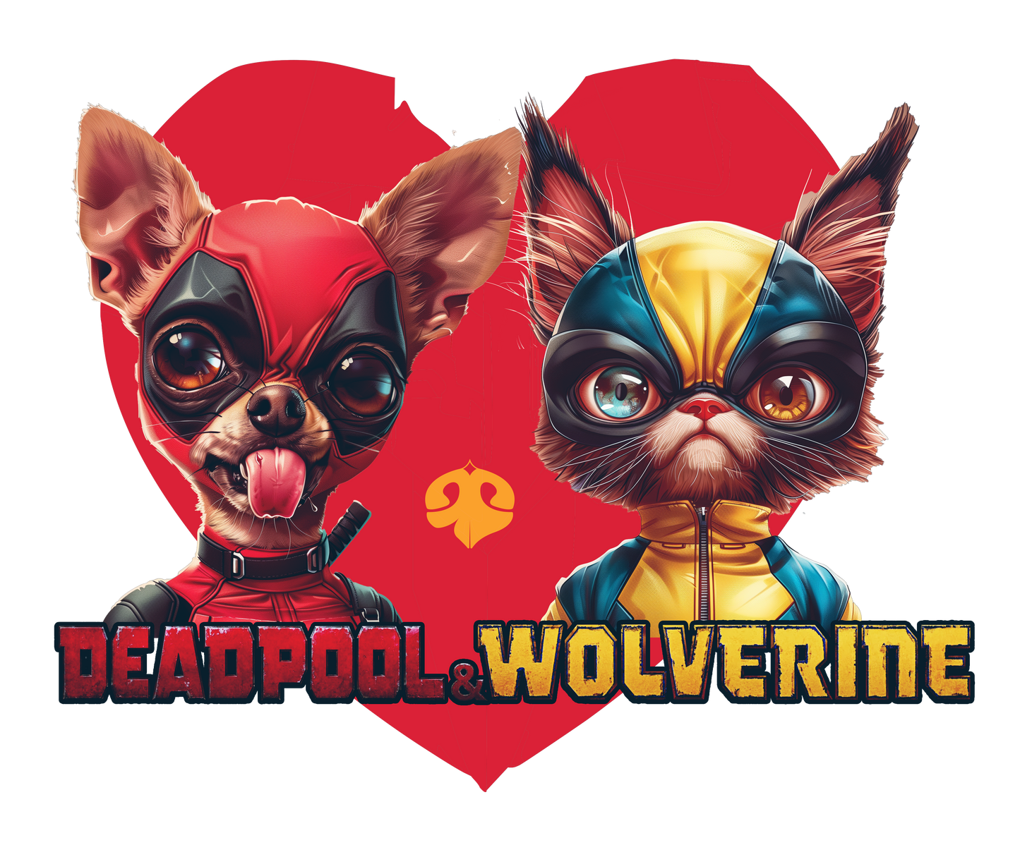 Deadpool And Wolverine - Bromance | Unissex T-Shirt