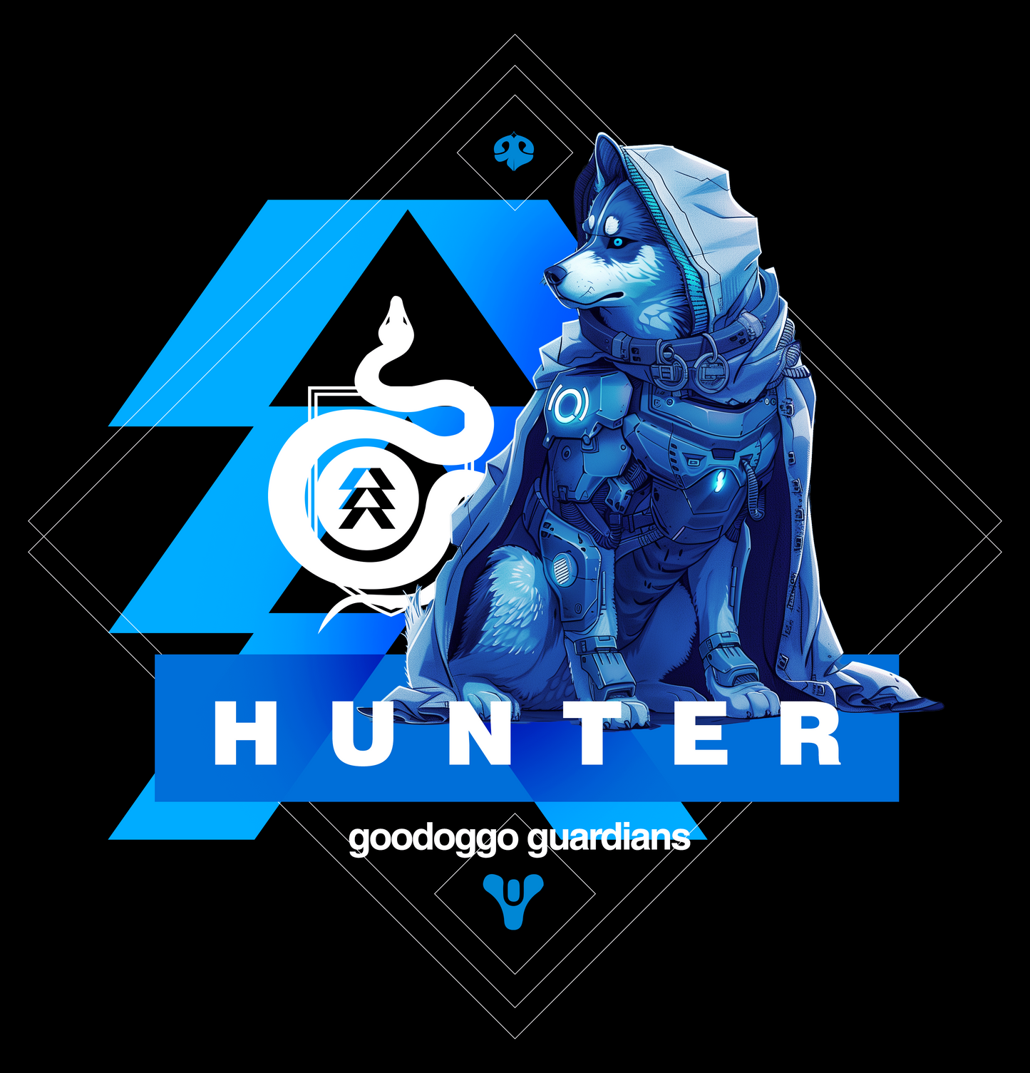 Destiny 2 - Hunter Good Doggo | Unissex T-Shirt
