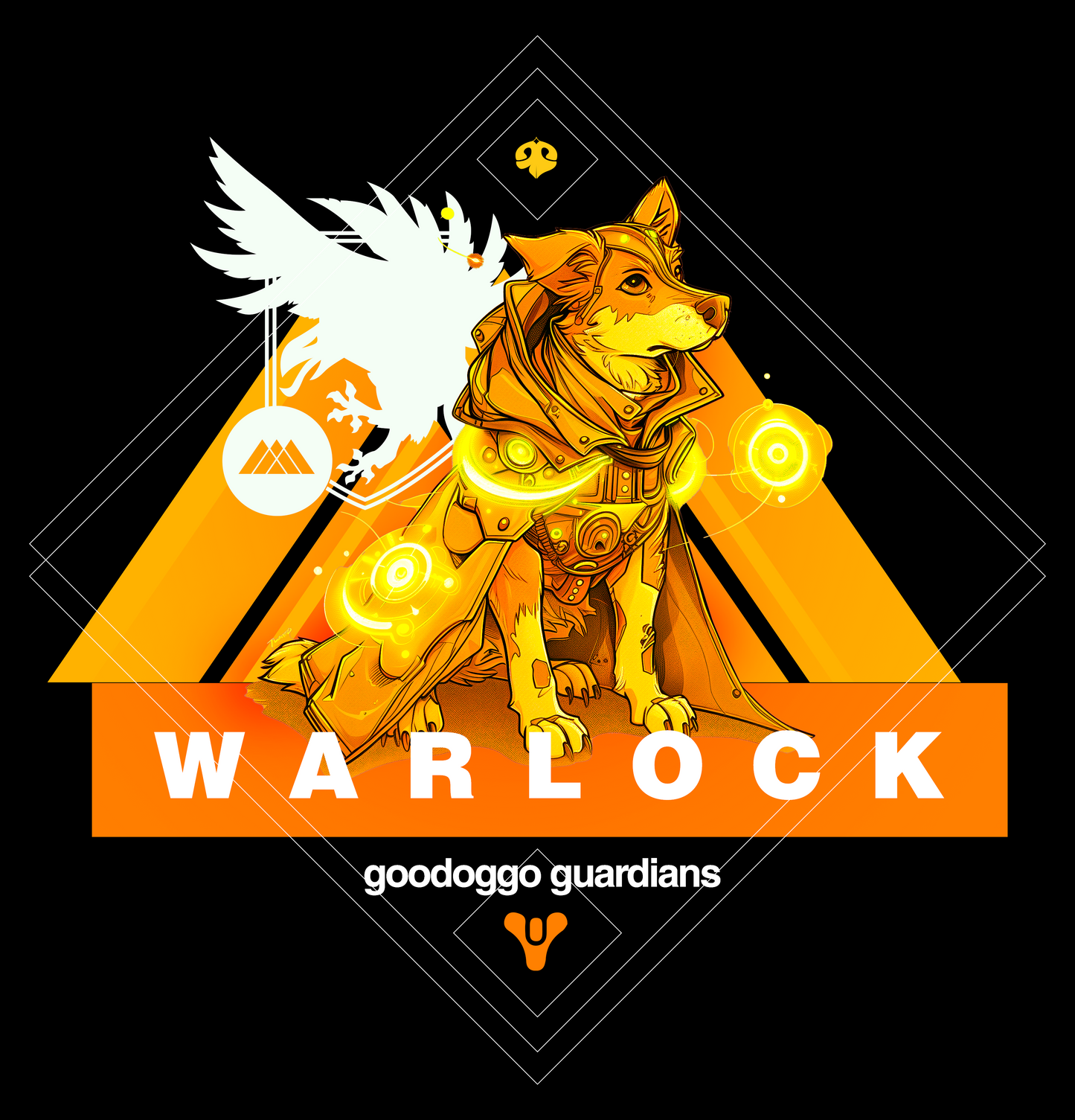 Destiny 2 - Warlock Good Doggo | Unissex T-Shirt