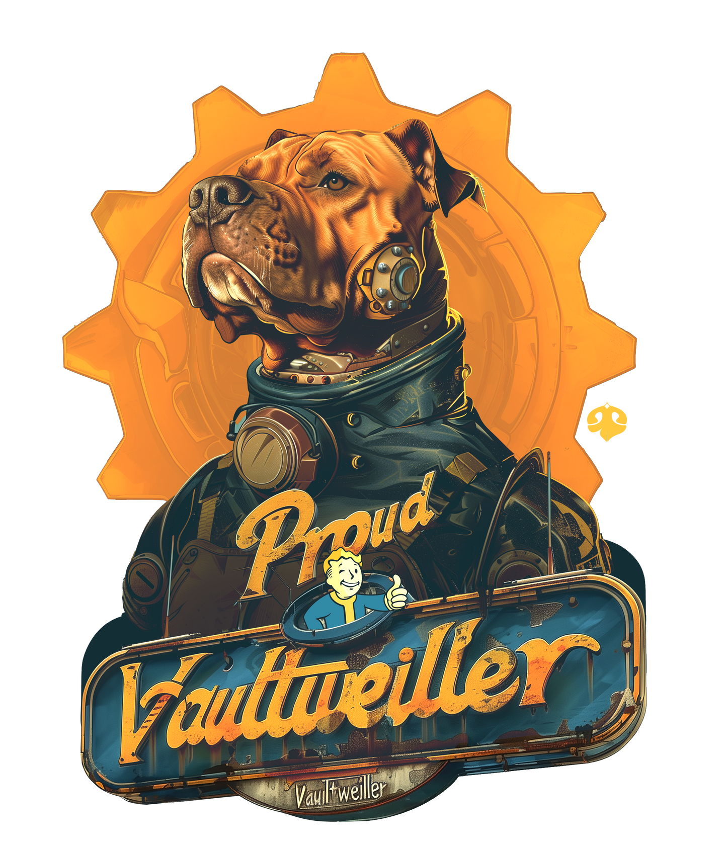 Fallout - Vaultweiller | Unissex T-Shirt