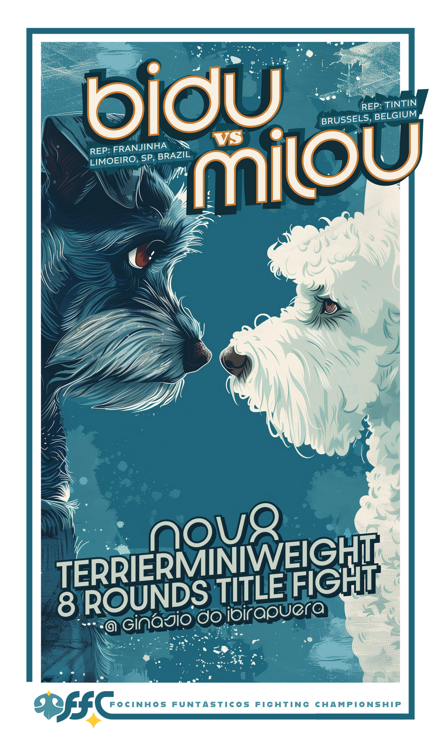 Bidu vs Milou - FFC | Unissex T-Shirt