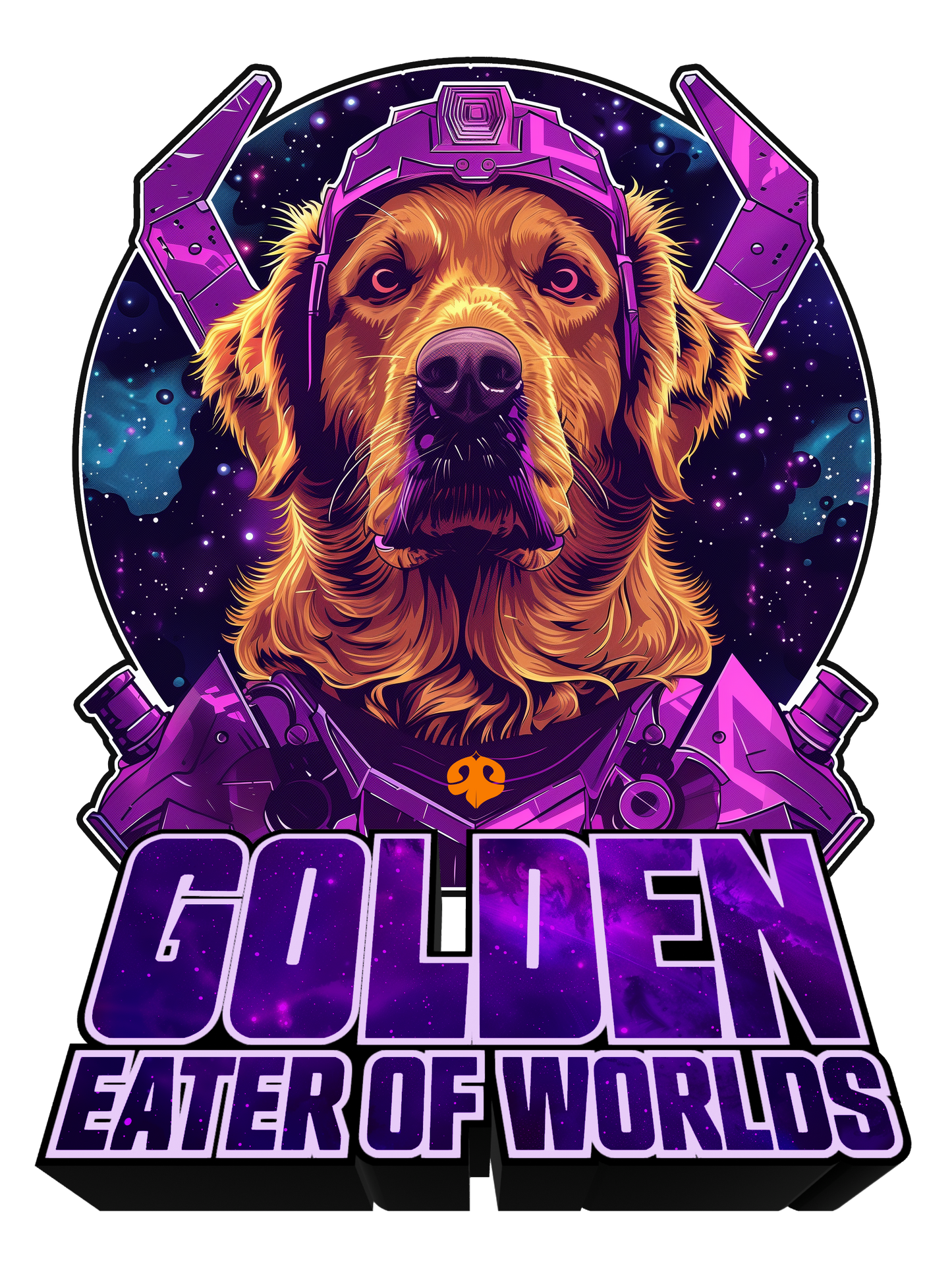 Golden - Eater Of Worlds - Galactus | Unissex T-Shirt