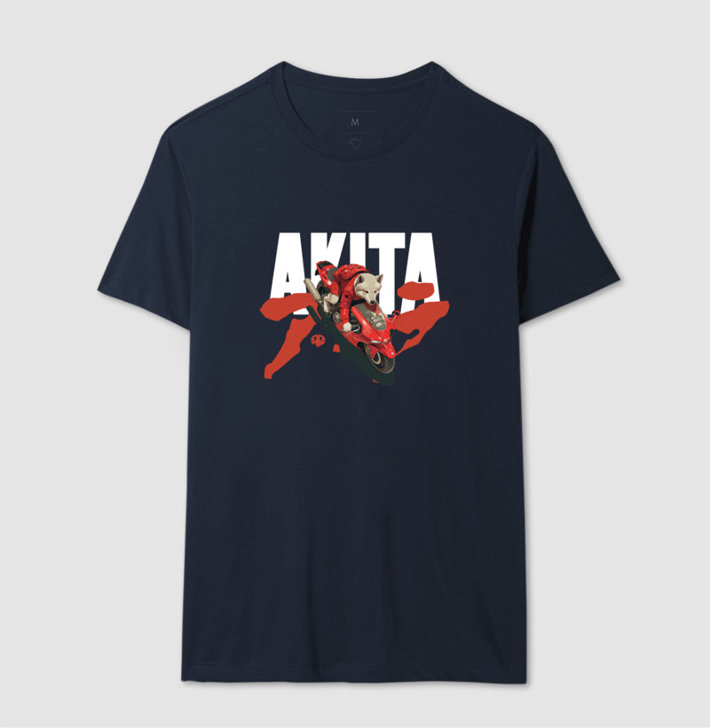 Akita Akira | Black Unissex T-Shirt