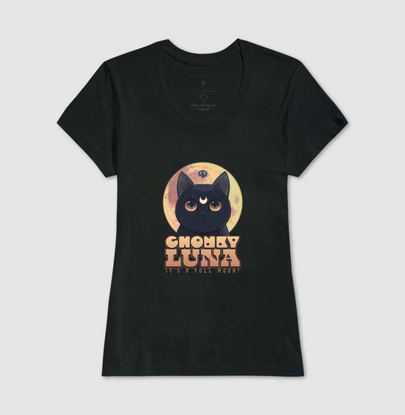 Sailor Moon - Chonky Luna | Unissex T-Shirt