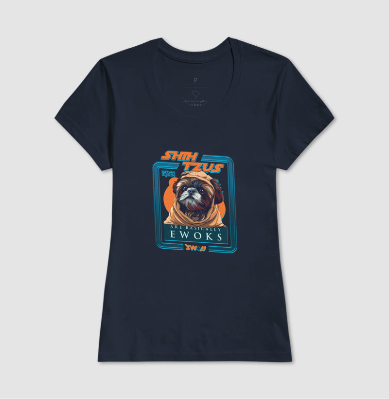 Shih Tzu Ewok - Star Wars | Unissex T-Shirt