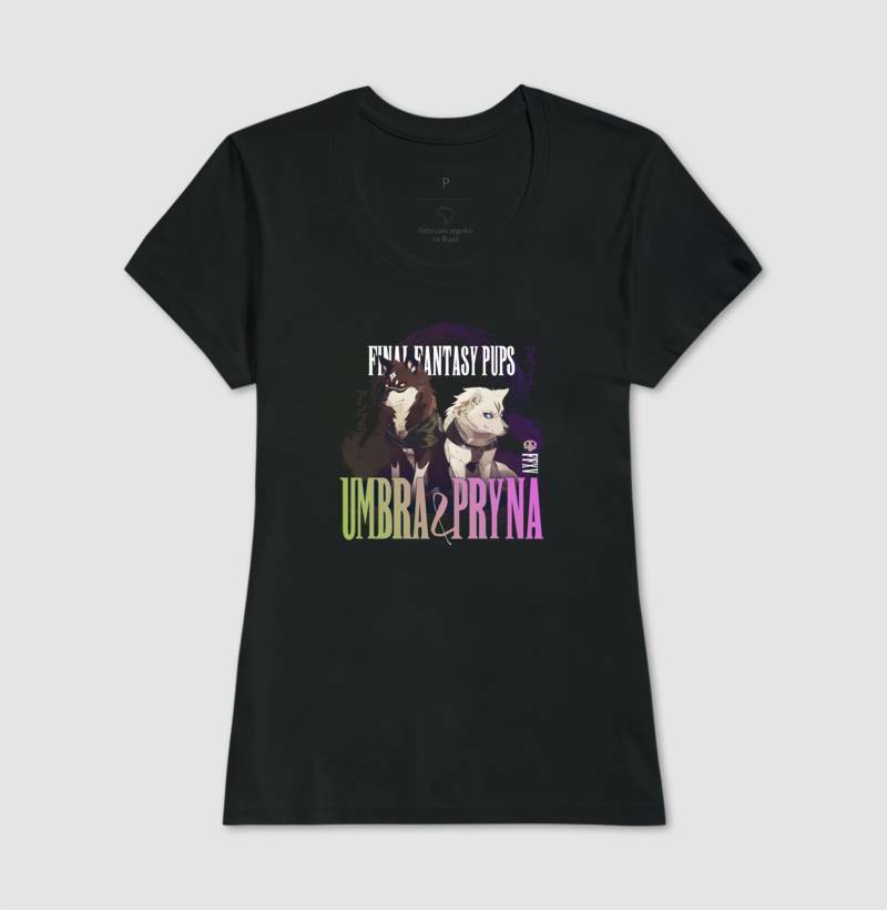 Umbra & Pryna - Final Fantasy Pups | Unissex T-Shirt