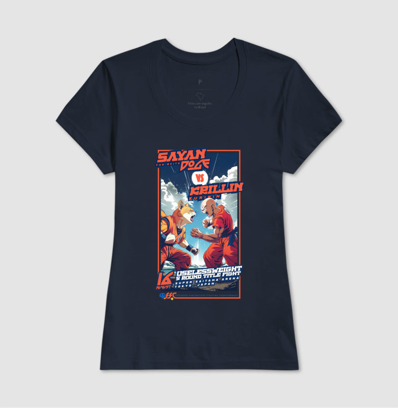 Sayan Doge vs Krillin - Dragon Ball - FFC | Unissex T-Shirt