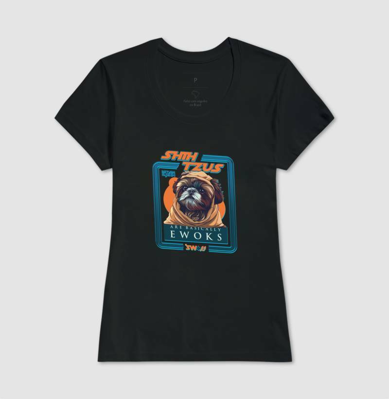 Shih Tzu Ewok - Star Wars | Unissex T-Shirt