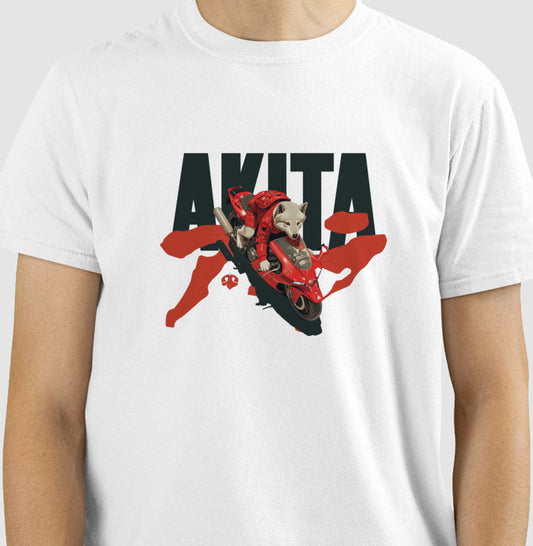 Akita Akira | White Unissex T-Shirt