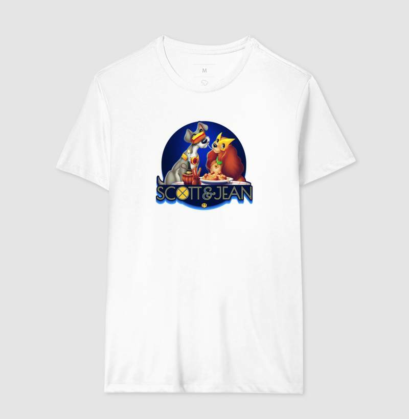 Scott & Jean - Lady and The Tramp - X-Men | Unissex T-Shirt