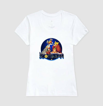 Scott & Jean - Lady and The Tramp - X-Men | Unissex T-Shirt