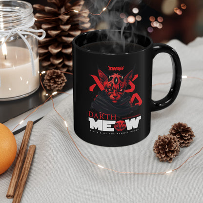 Darth Meow - Star Wars | Black Mug (11oz, 15oz)