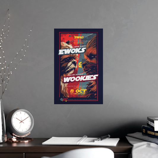 Ewoks vs Wookies - Star Wars - FFC | Matte Poster