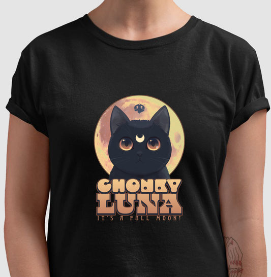 Sailor Moon - Chonky Luna | Unissex T-Shirt