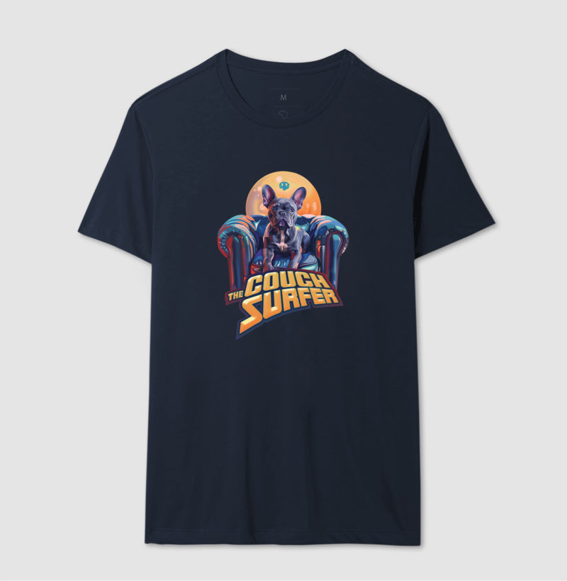 The Couch Surfer - Silver Surfer - Sunny Variant | Unissex T-Shirt