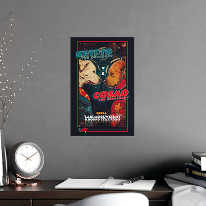 Krypto vs Cosmo - FFC | Matte Poster