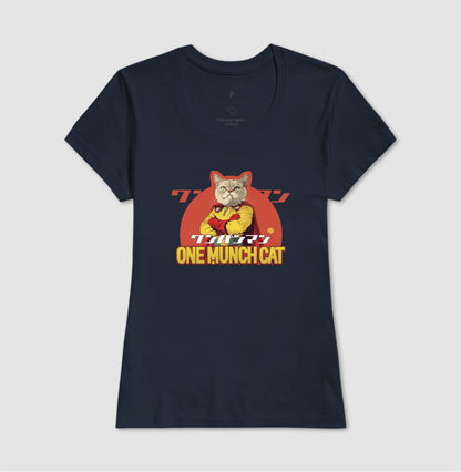 One Munch Cat - One Punch Man | Unissex T-Shirt