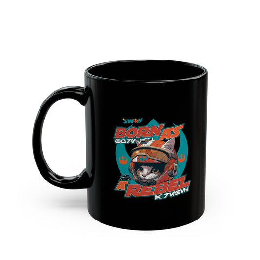 Born As A Rebel - Star Wars | Black Mug (11oz, 15oz)