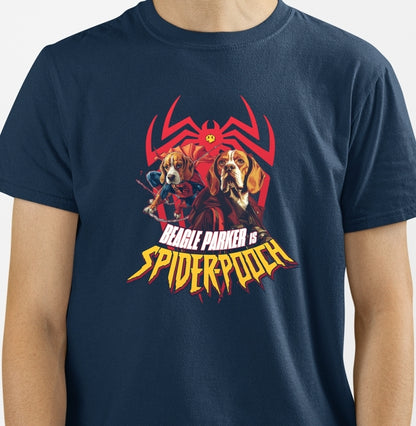 Beagle Parker - Spider-Pooch | Unissex T-Shirt