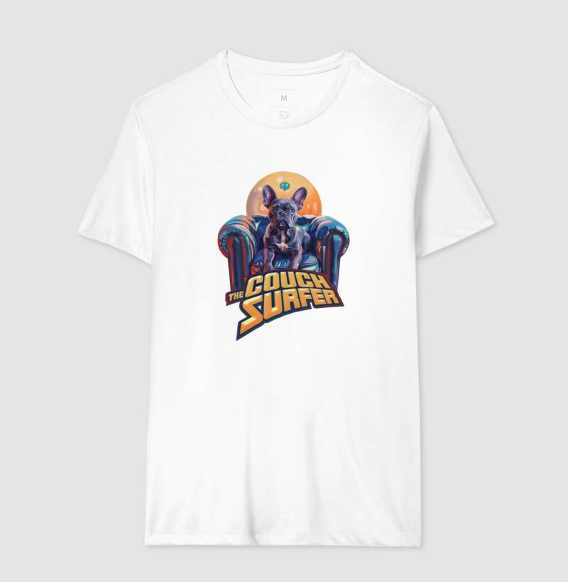 The Couch Surfer - Silver Surfer - Sunny Variant | Unissex T-Shirt