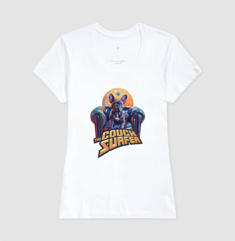 The Couch Surfer - Silver Surfer - Sunny Variant | Unissex T-Shirt