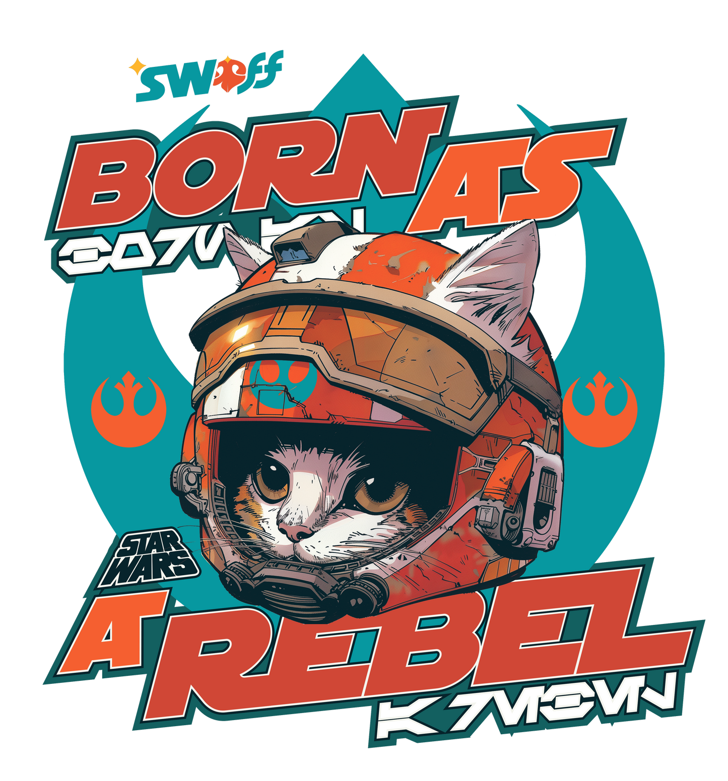 Born as a Rebel - Star Wars | Unissex T-Shirt