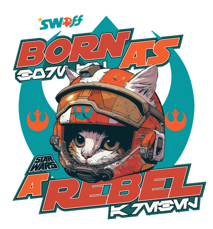 Born as a Rebel - Star Wars | Unissex T-Shirt