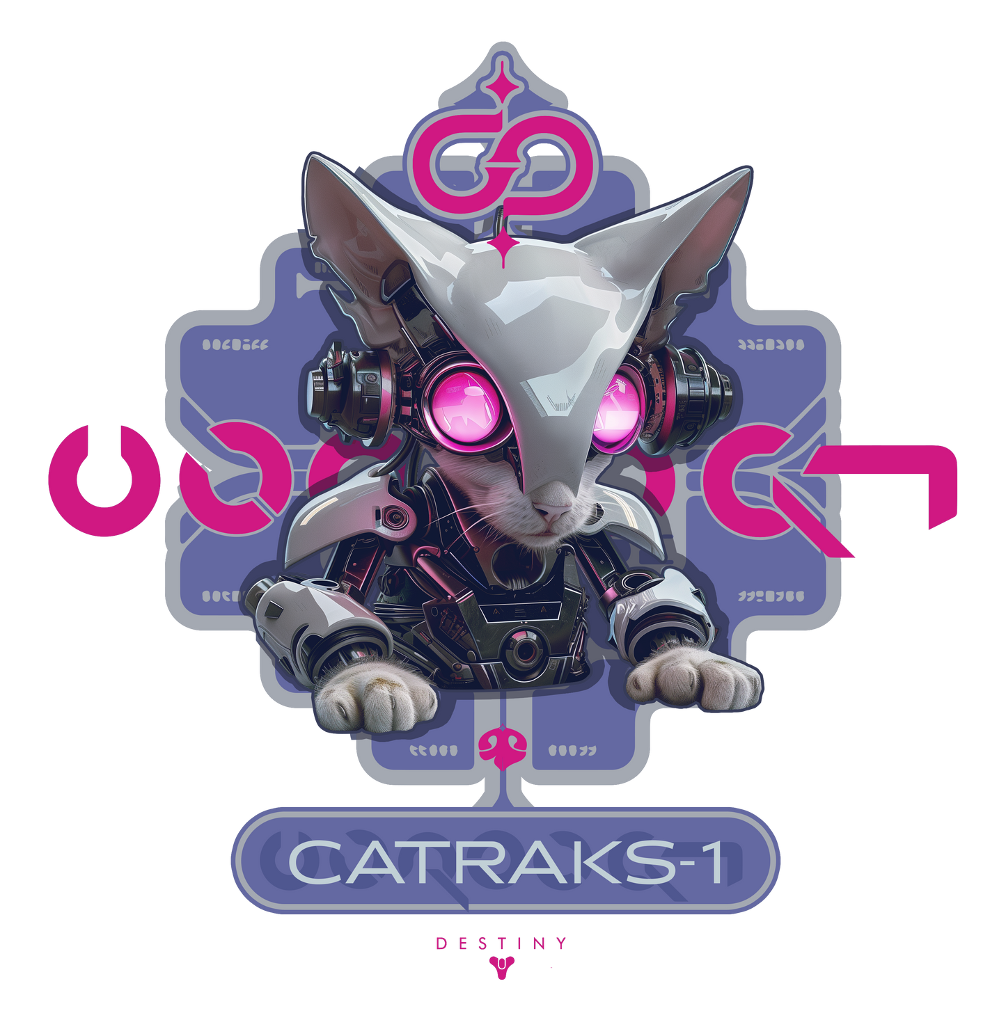 Destiny 2 - Atraks-1 Cat | Unissex T-Shirt