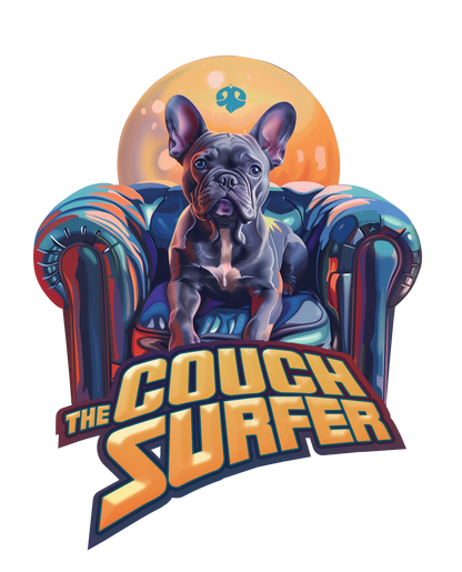 The Couch Surfer - Silver Surfer - Sunny Variant | Unissex T-Shirt