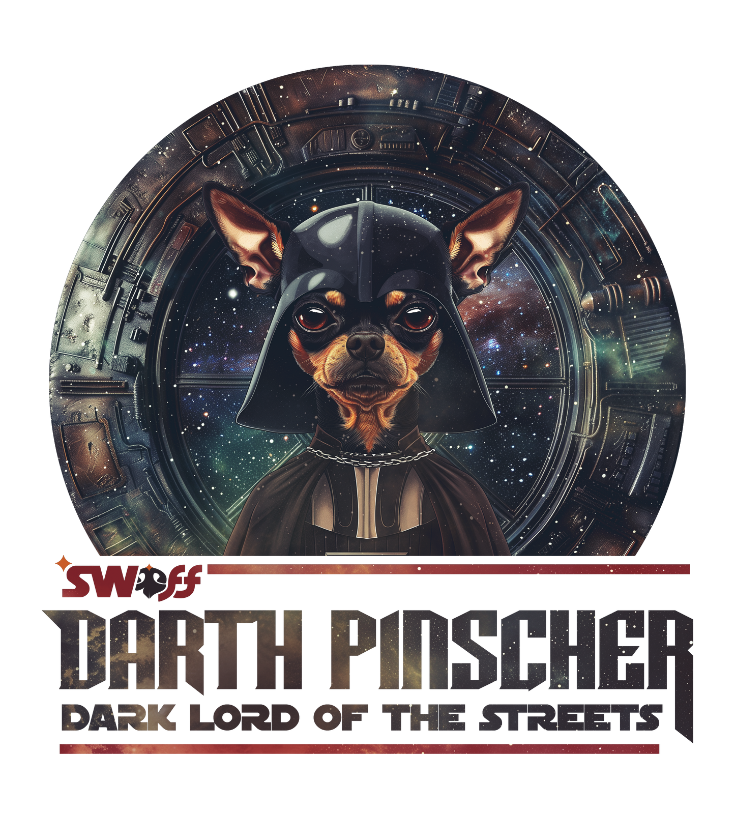 Darth Pinscher - Star Wars | Unissex T-Shirt