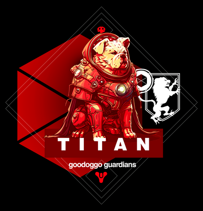 Destiny 2 - Titan Good Doggo | Unissex T-Shirt