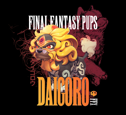 Daigoro - Final Fantasy Pups | Unissex T-Shirt