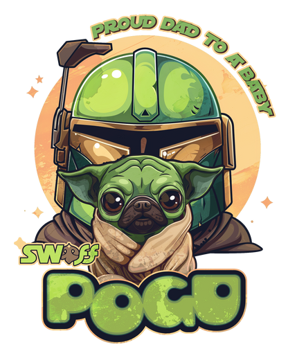 Proud Dad of a Pogu - Star Wars | Unissex T-Shirt