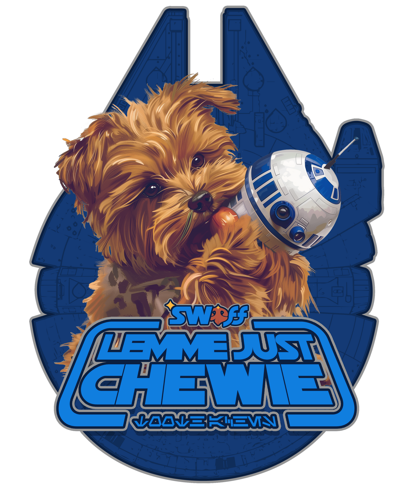 Lemme Just Chewie - Star Wars | Unissex T-Shirt