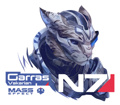 Mass Effect - Garras Vakarian | Unissex T-Shirt