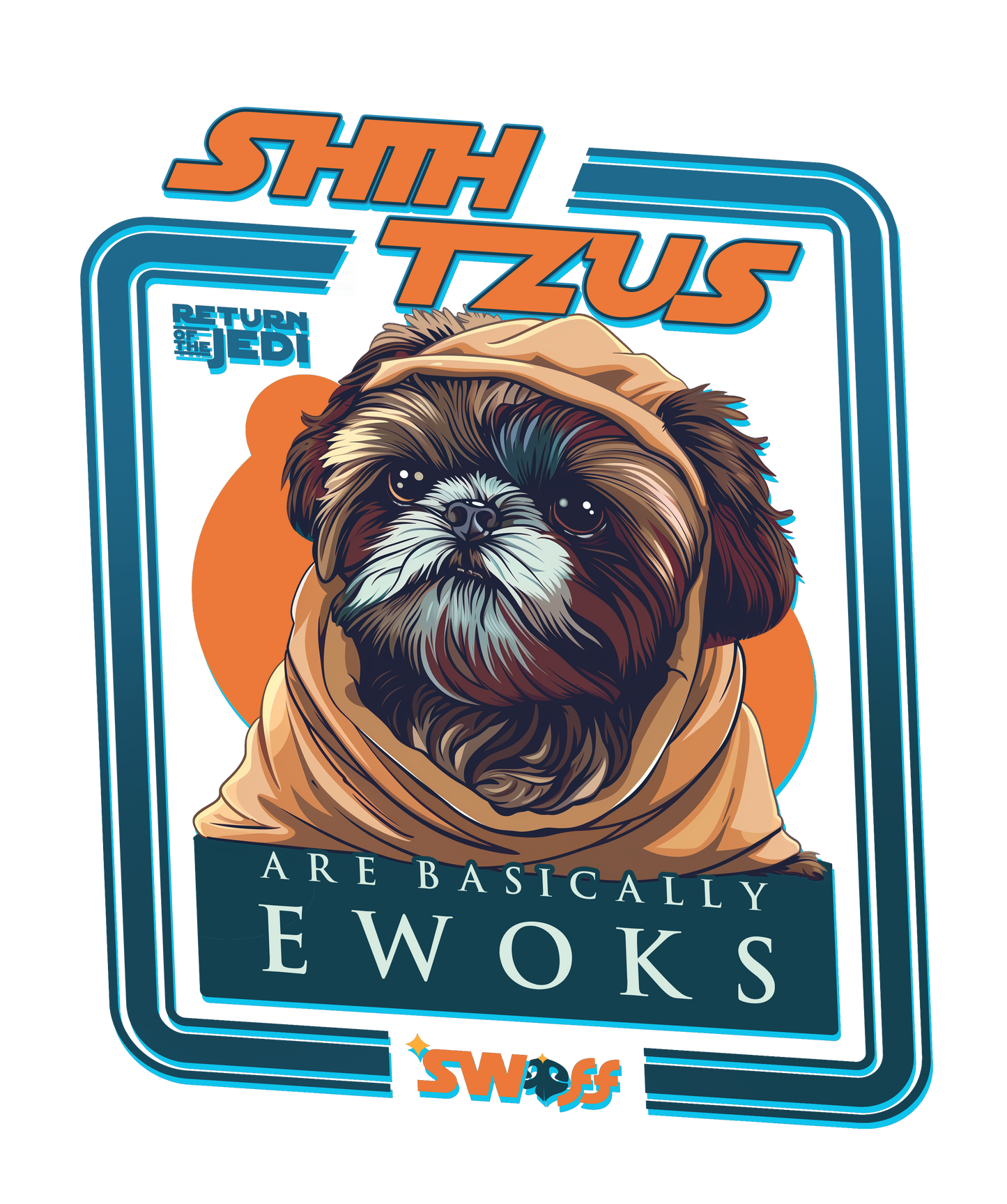 Shih Tzu Ewok - Star Wars | Unissex T-Shirt